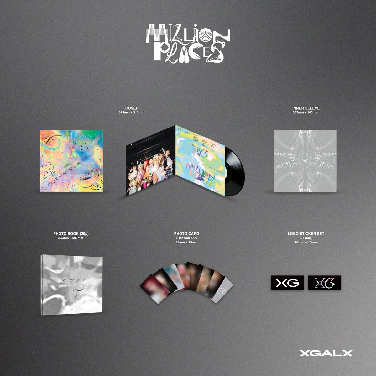 6th Single 'MILLION PLACES' - Pressed to Drop * Pre-order only