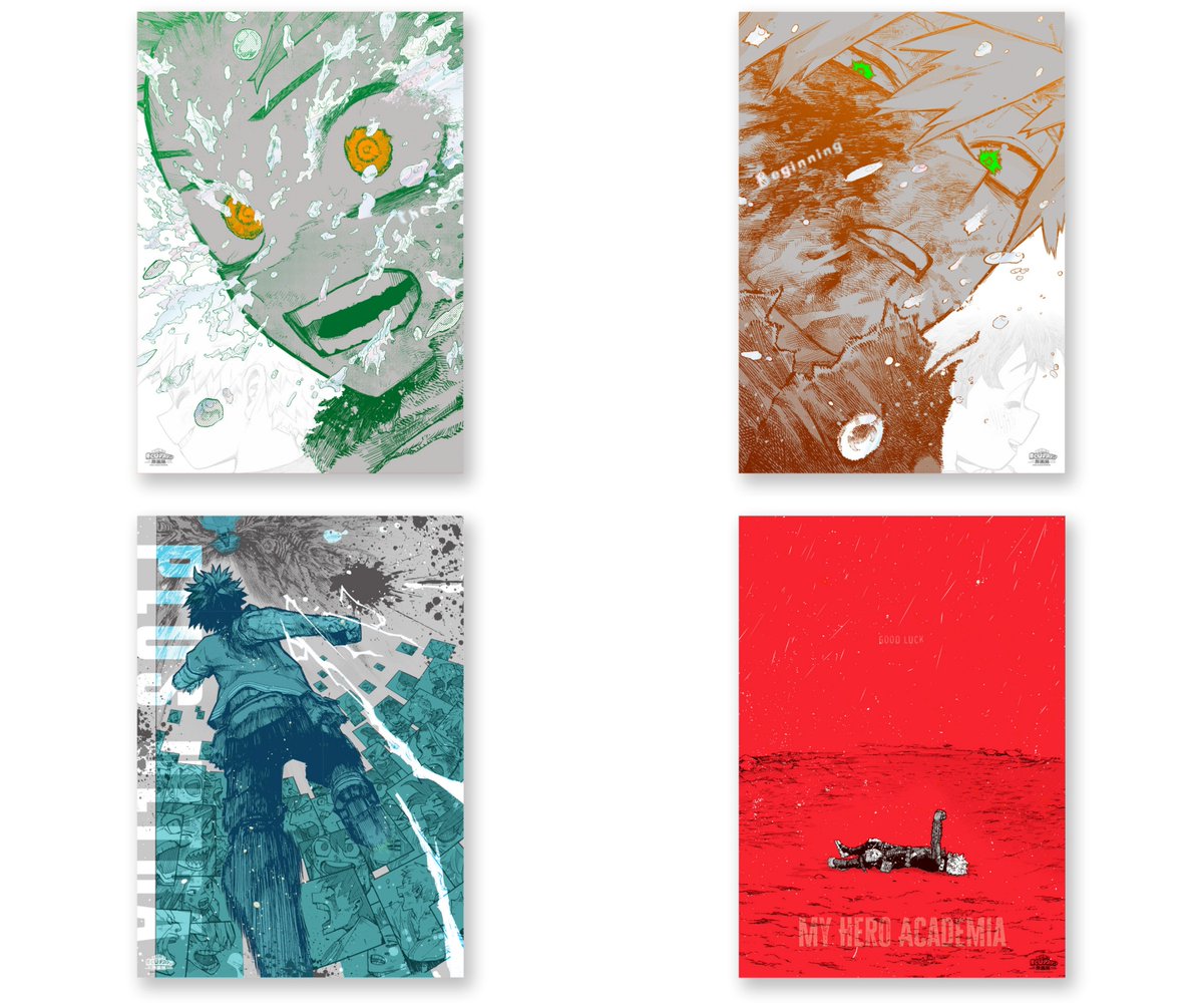 東京会場販売グッズ①】 堀越耕平『僕のヒーローアカデミア』原画展 A2