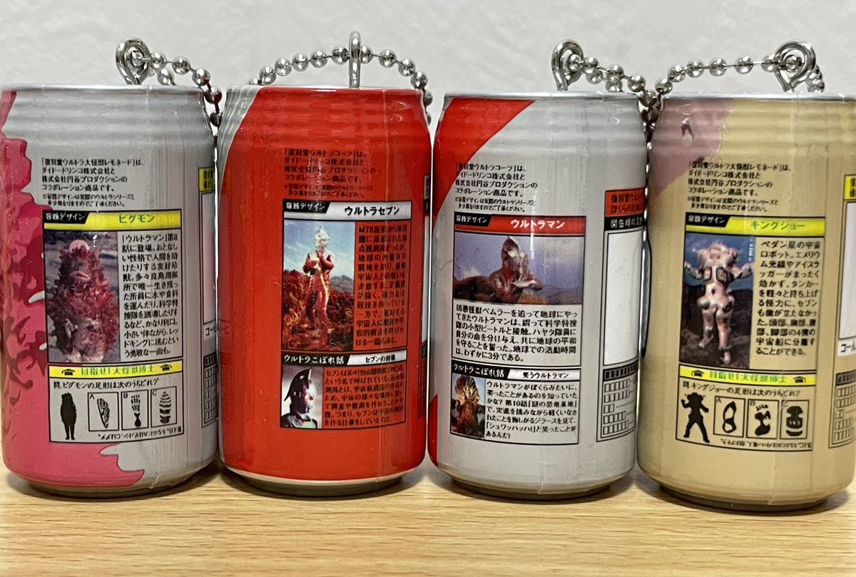 復刻堂 ウルトラマンシリーズ ミニチュアチャーム』 個人的には