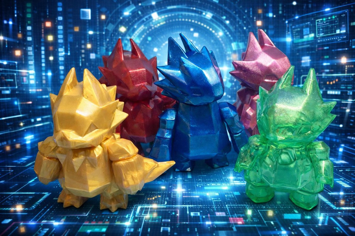 ドラポリゴン nekorat ネコラット ソフビ oneup one up ドラポリゴン