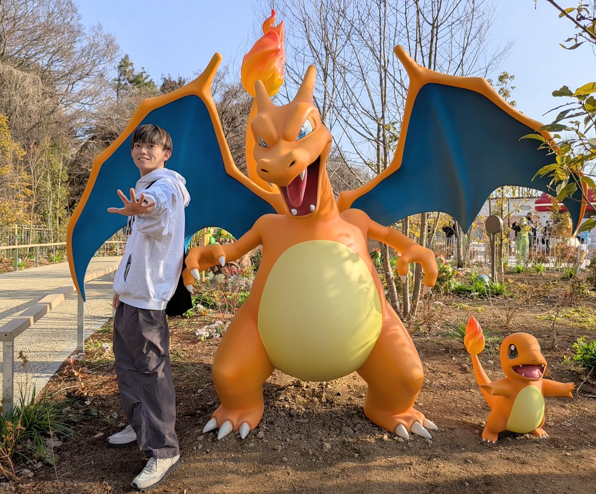 これは #ポケパークカントー の カヤツリタウンの手前で出会える