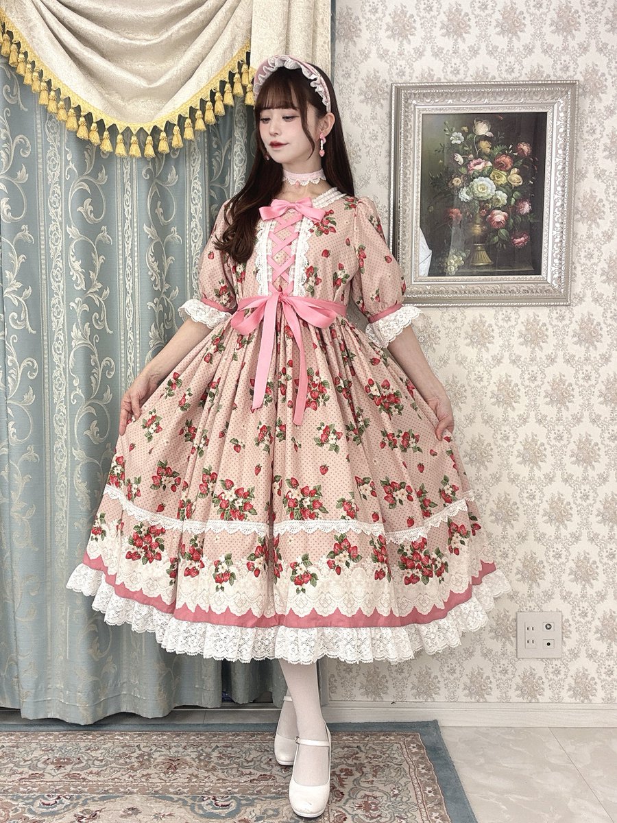 marcHenTica by Hiroko Tokumine ストロベリーパフェワンピース🍓🎀