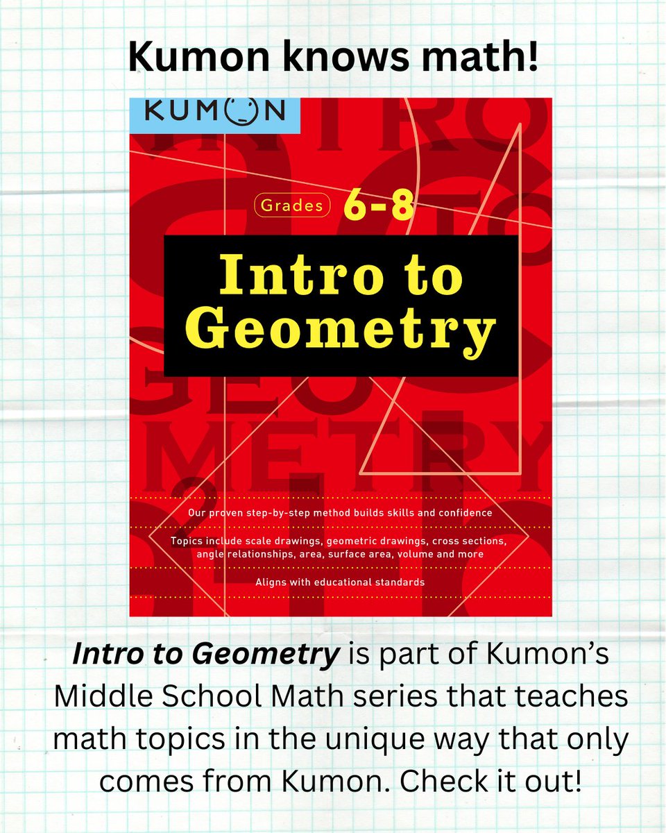 Kumon knows math! Give your child a way to learn math topics