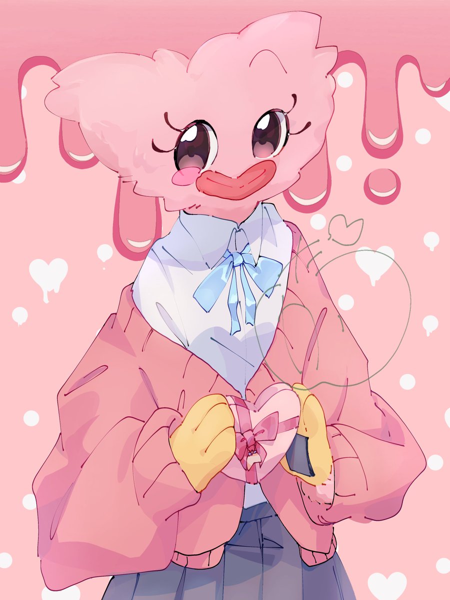 背景付けました🍫 #mommylonglegs #poppy #kissymissy