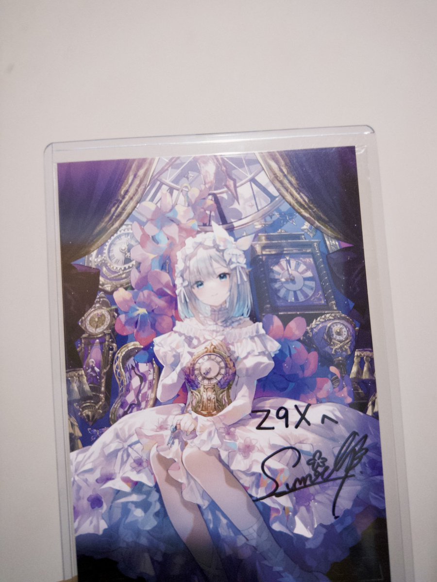 すーちゃんの直筆サイン入りポストカードが届いた！✨ すーちゃんの