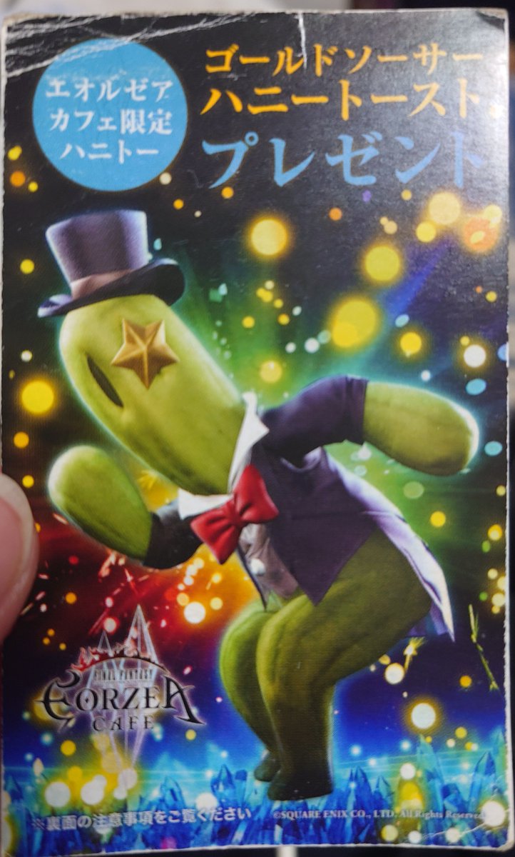 10年近く前にもらったこのゴールドソーサーハニトーの無料券、当時使用