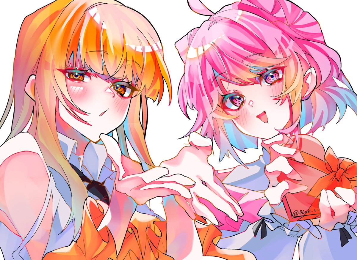 ぴちあーと @0Len_xx 様の線画お借りしました〜！🫶とっても可愛くて