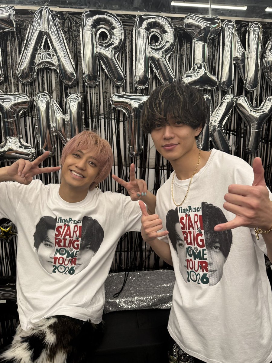 さっきまで同じ空間にいたスーパーアイドルたち🕺🕺