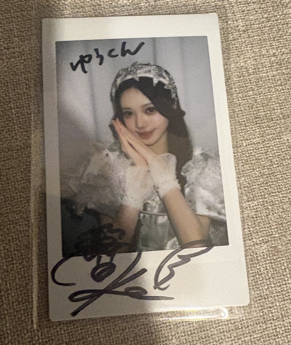 めろの激めろチェキ届いたーー！！ もあすた初チェキのだよね🥹✨ 宝物