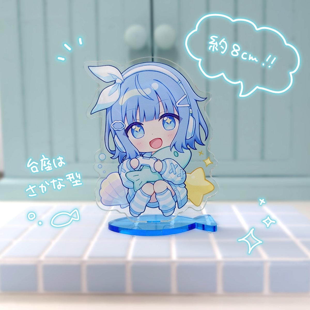 コミティア155 新作】 みど子ちゃんのアクリルスタンドが届きました