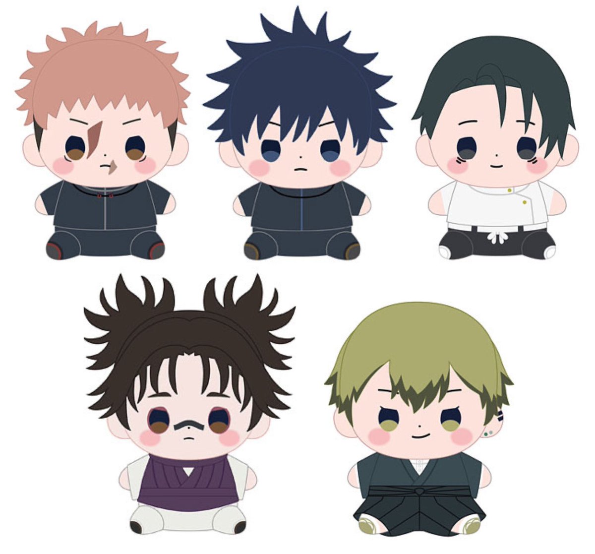 呪術廻戦 死滅回游 もっちび ぬいぐるみ 先月1月30日(金)より 各