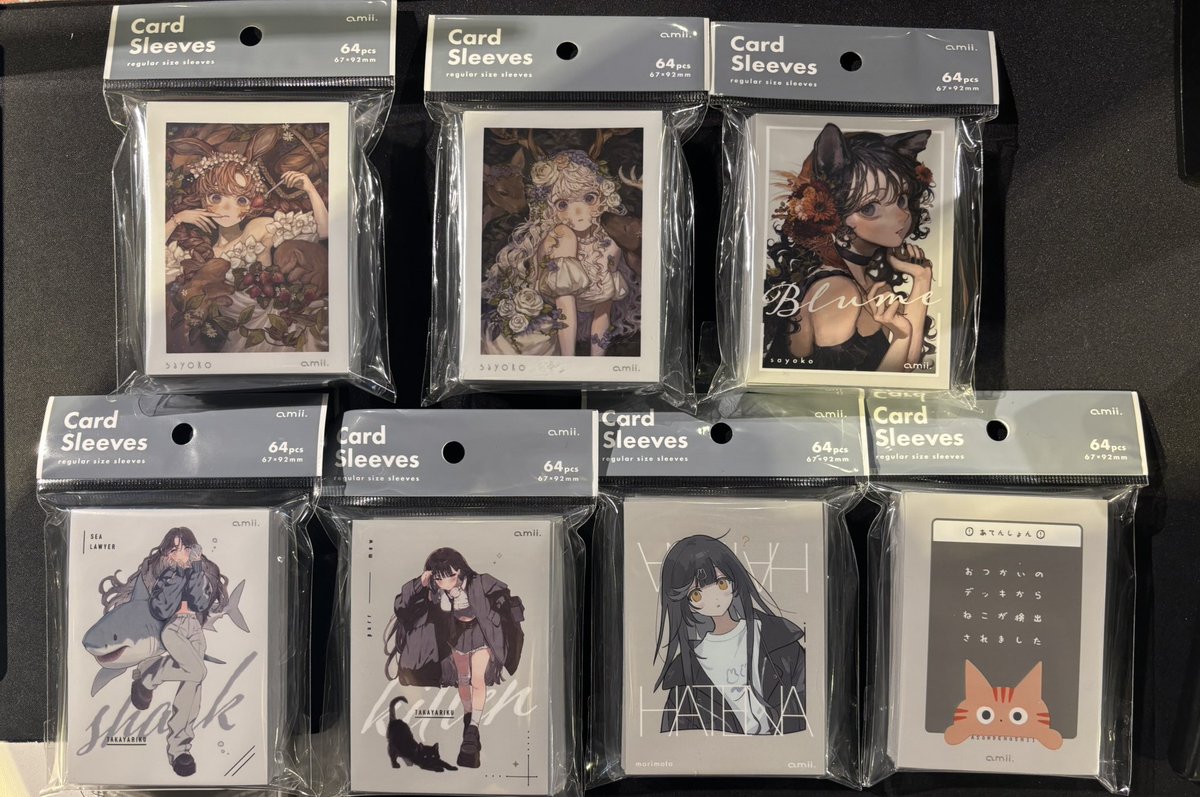 販売情報】 amii.スリーブ 本日発売の7種入荷いたしました⚡️ お求め