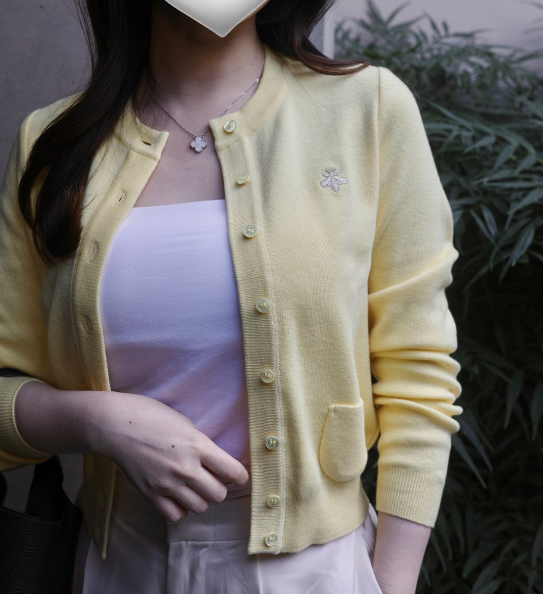 今日は暖かい日だったので、CAPRINO(@caprino_jp )のパウダーイエロー