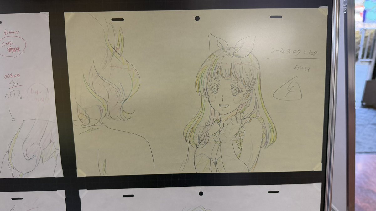 ちゃんと数えたわけじゃないが、今回原画多い？