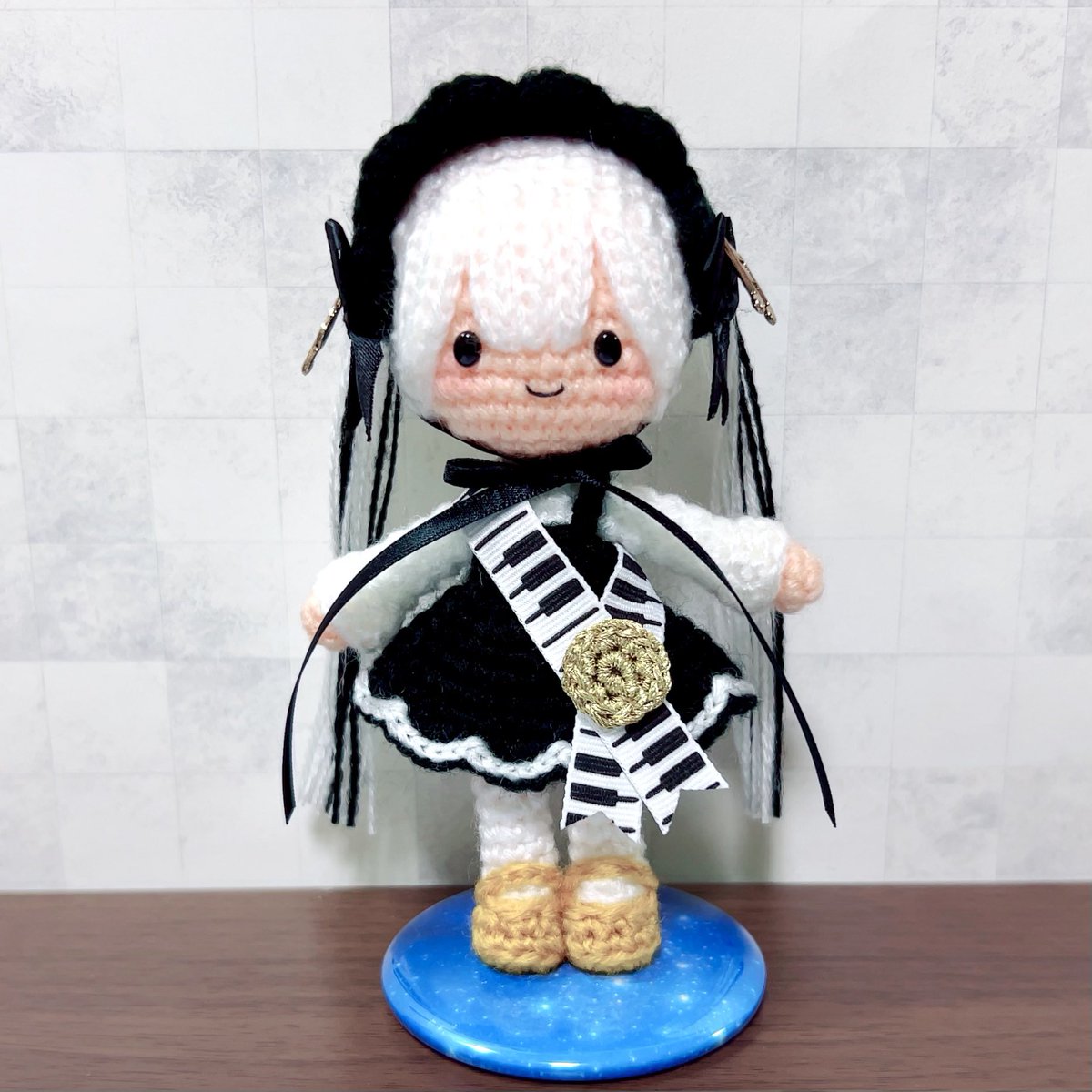 あみぐるみオーダーメイド】 リピーター様からのご依頼です！ ピアノを