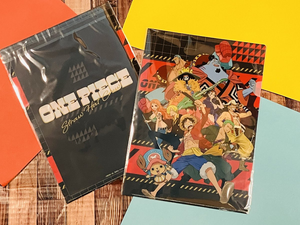 新商品】 MUGIWARA STORE ARTS クリアファイル 各550円(税込) 麦わらの