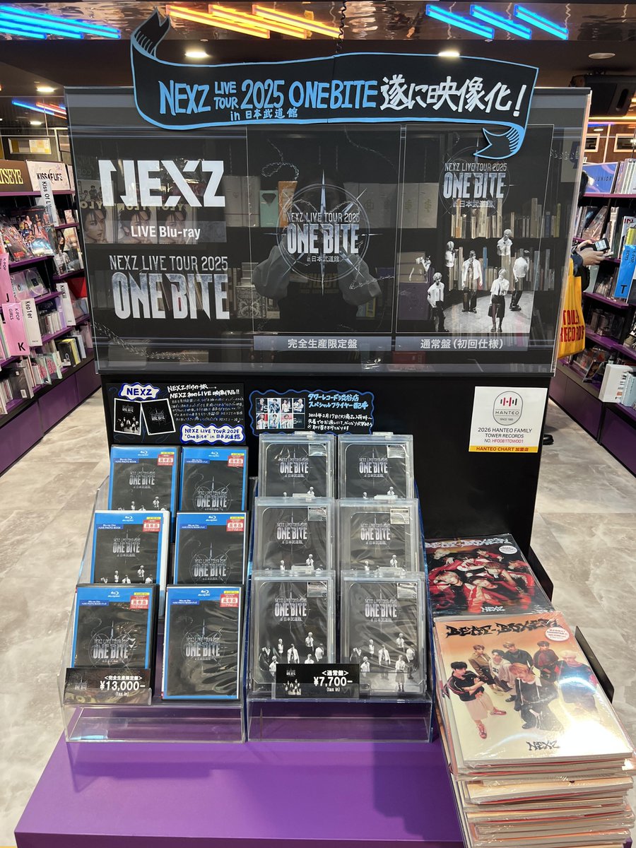タワ渋NEXZ】 #NEXZ LIVE Blu-ray 『NEXZ LIVE TOUR 2025 “One Bite