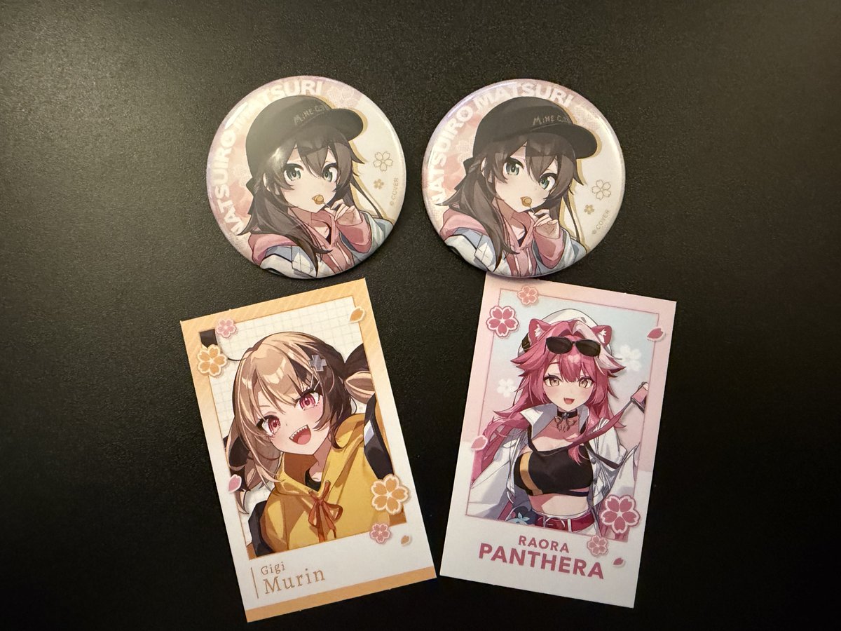 ランダム缶バッジは同じ絵柄のまつりちゃん‼️ 無作為に選んでこれは