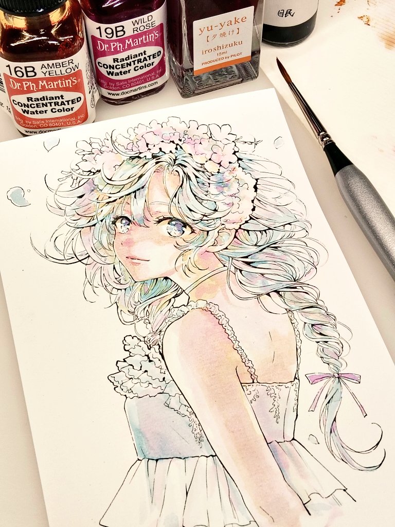 カラーインク大好き おやすみなさい🌃