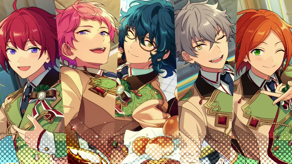 シャッフルユニット『BLEND+』 ☆5 青葉 つむぎ ☆5 斎宮 宗 ☆4