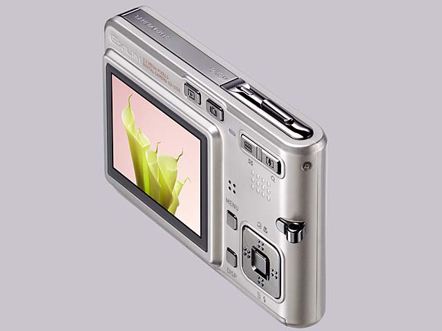 カシオ、光学2.8倍ズーム カードデジカメ「EXILIM EX-S100」