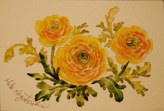 油絵 頭に花をのせたラマ 油絵 頭に花をのせたラマ 油絵 頭に花をのせ