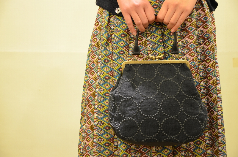 ミナペルホネン ♡ 最新タンバリン ♡ ラウンドバッグ ⁄ ハンドメイド