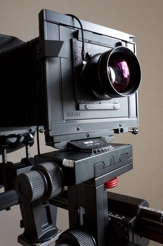 Sinar X, Large format monorail view camera & Nikkor AM-ED 210mm f5