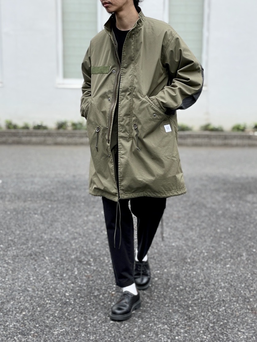 uniform experiment - SLEEVE PANELED MODS COAT : UNDERPASS