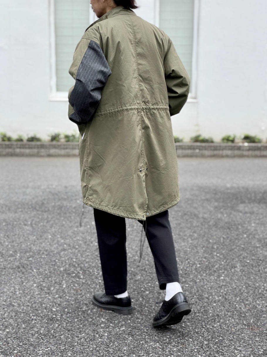 uniform experiment - SLEEVE PANELED MODS COAT : UNDERPASS