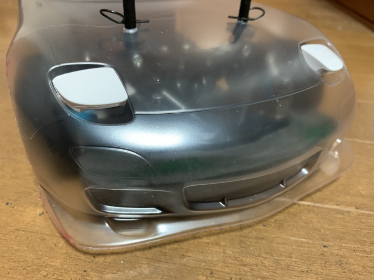 タミヤ RX-7 ボディ制作3：FD3Sは半目が似合う？ : WKクローリング