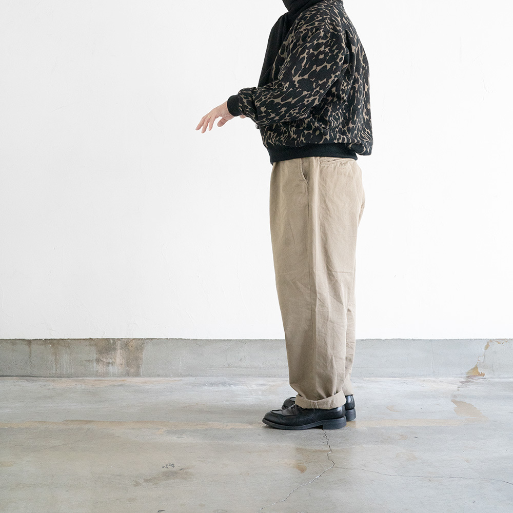 KAPITAL][キャピタル][チノ ハイウエストニームパンツ][EK-763LPA][BE]