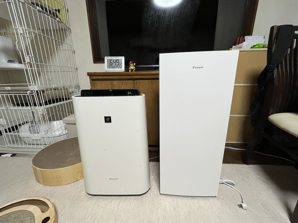 空気清浄機・イオン発生器 DAIKIN MCK70Z-T 2023年モデル MCK70Z