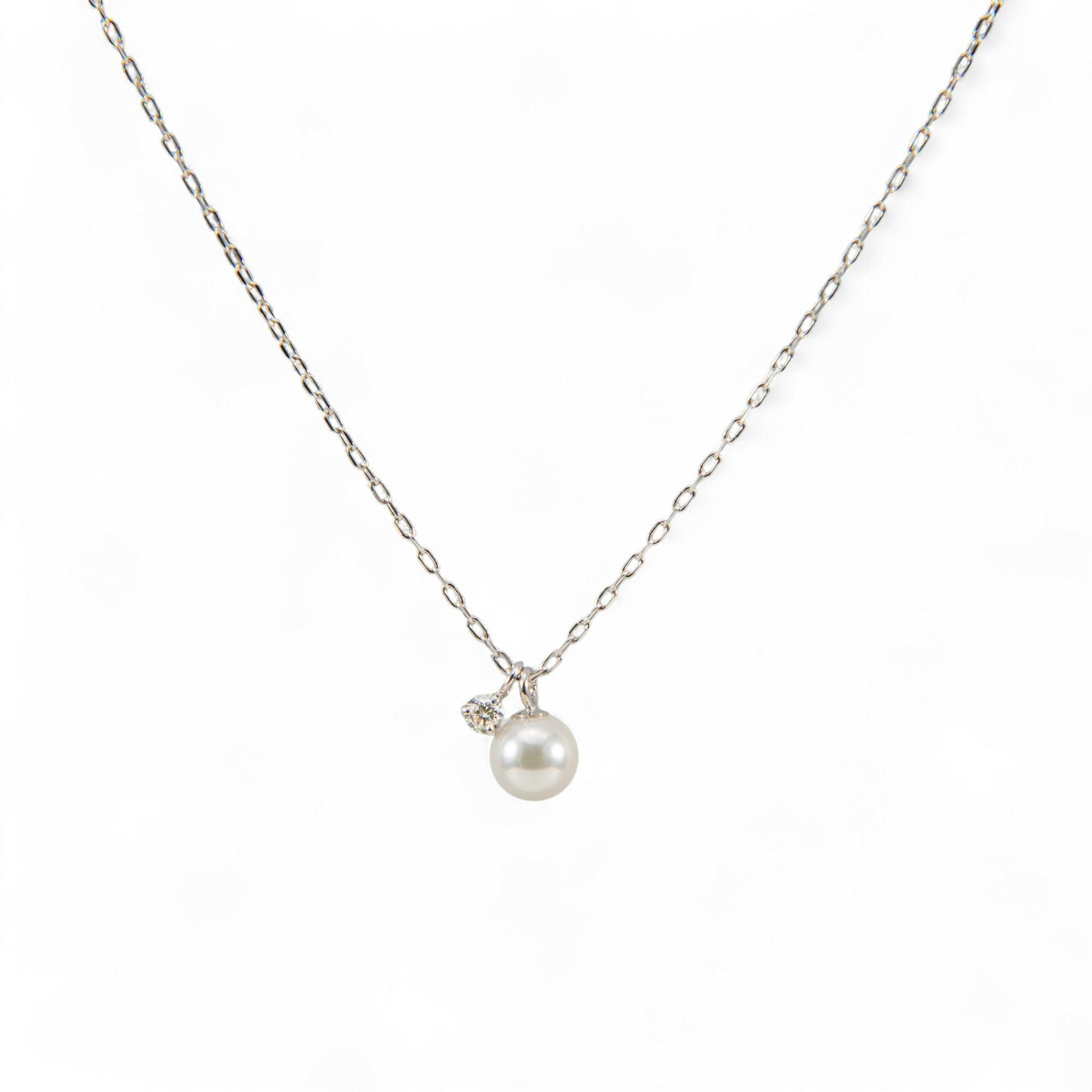 Felice あこや真珠ペンダント4.5-5.0mm K18WG/K18YG | あこや真珠