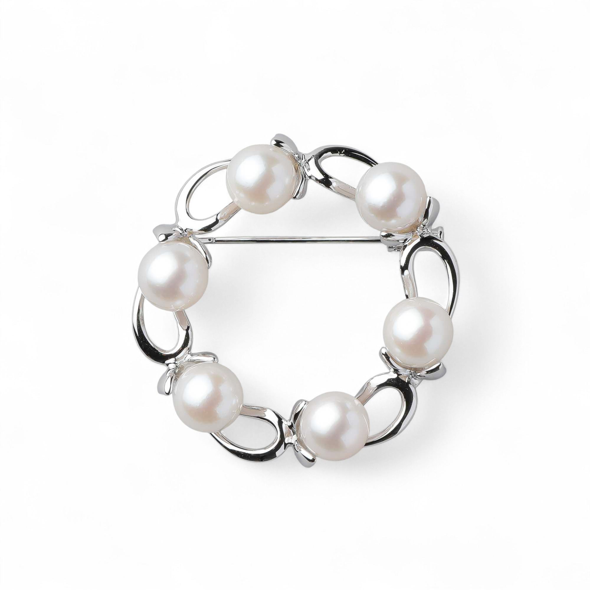 SVマルチカラーパールブローチ パール約9.5mm SVマルチカラーパール