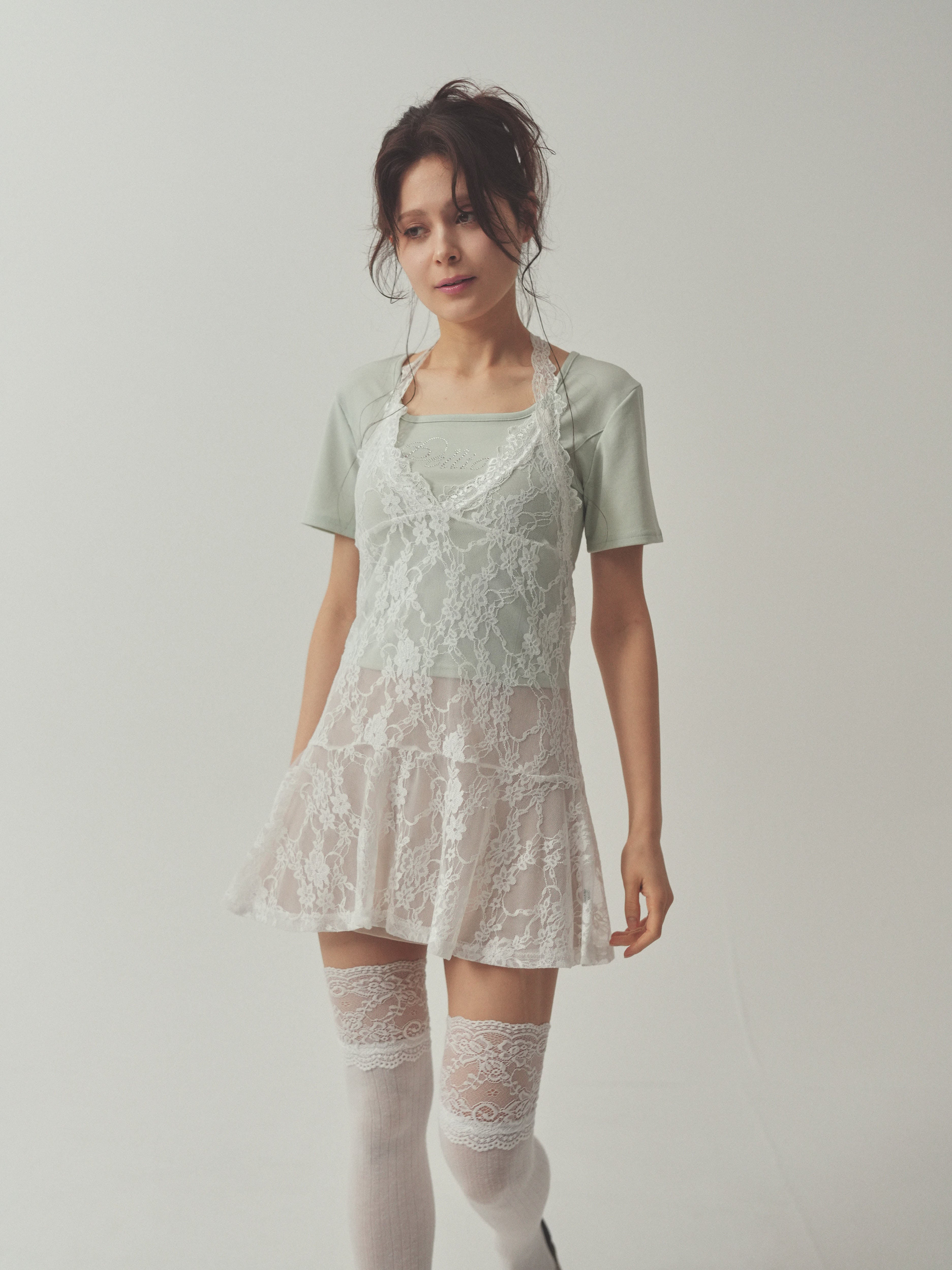 layered lacetunic｜PELLICULE | ぺリキュール