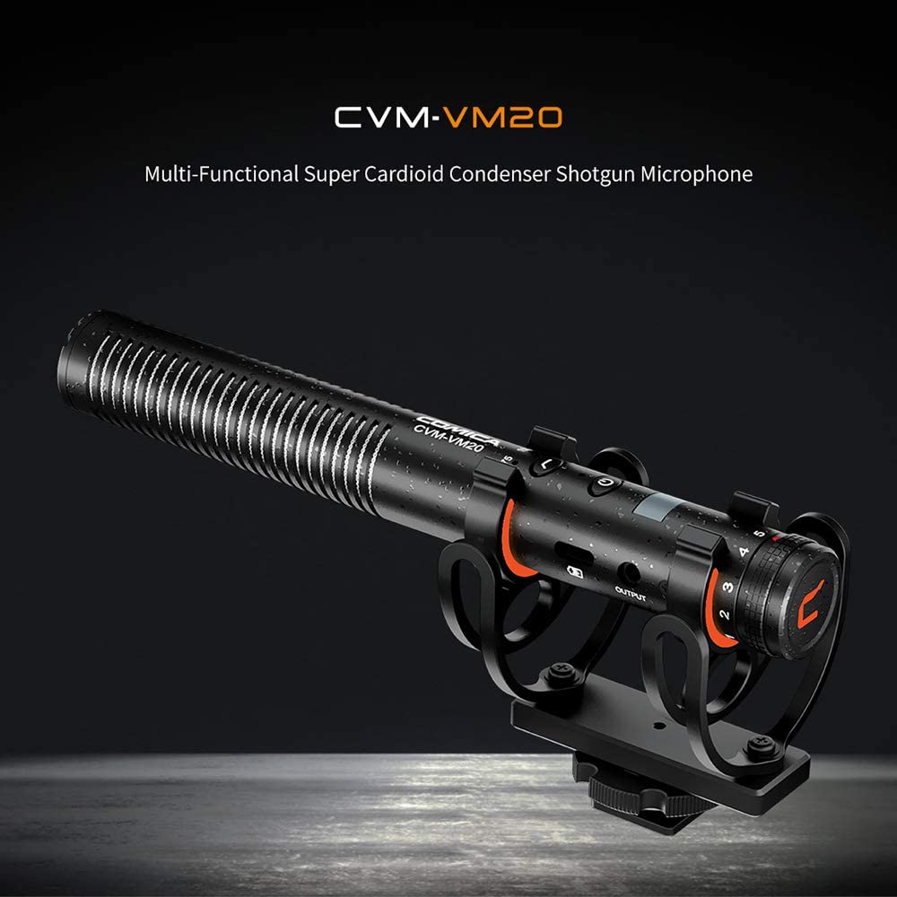 Comica CVM-VM20 ショットガンマイク スーパーカーディオイド