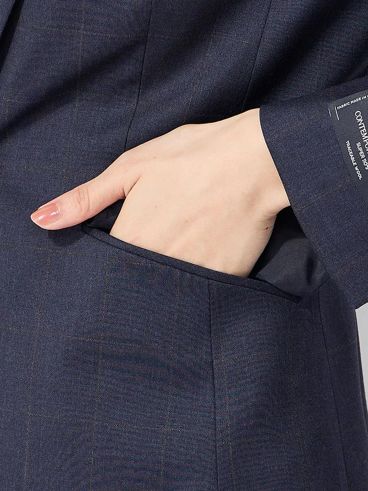 M．グレー インポート【REDA】スーツ テーラードジャケット チェック