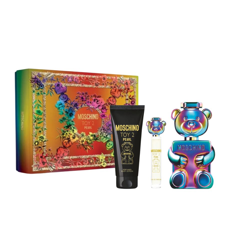 Toy 2 Pearl by Moschino for Unisex 3.4 oz EDP 3pc Gift Set | PLA