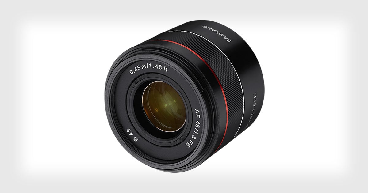 Samyang Unveils the AF 45mm f/1.8 for Sony FE | PetaPixel