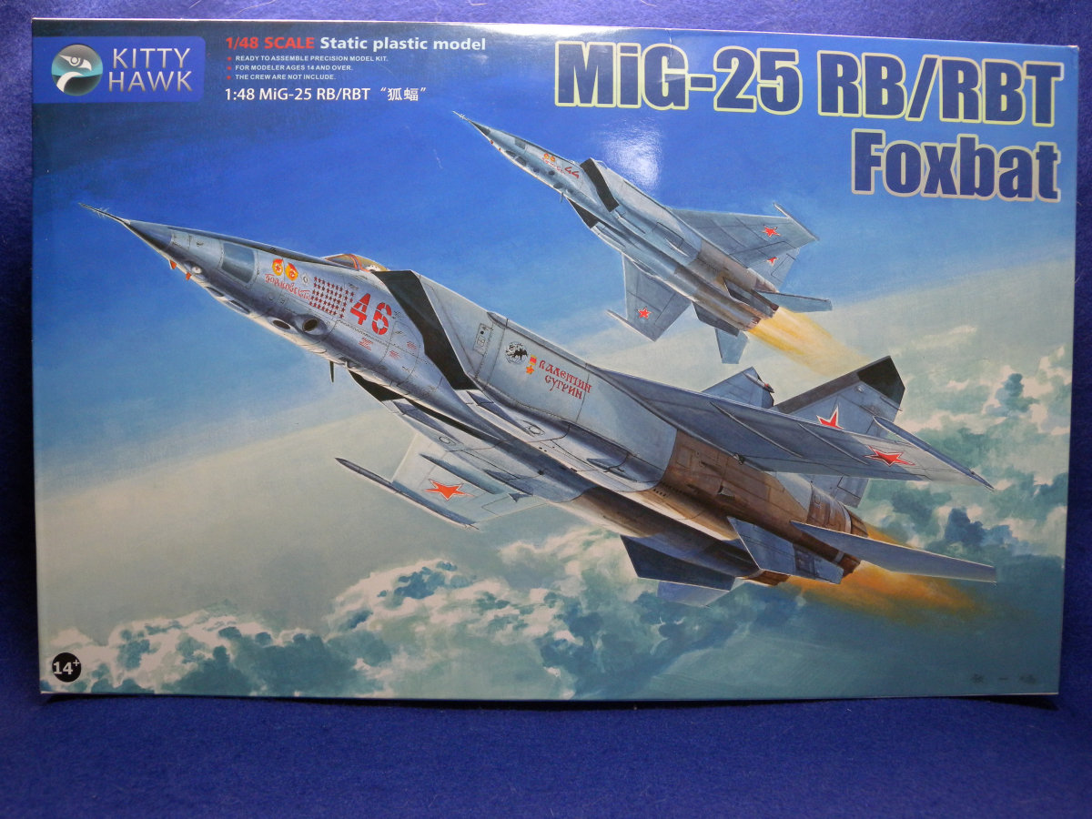 AeroScale :: Kitty Hawk 1:48 MiG-25 RB/RBT Foxbat Review
