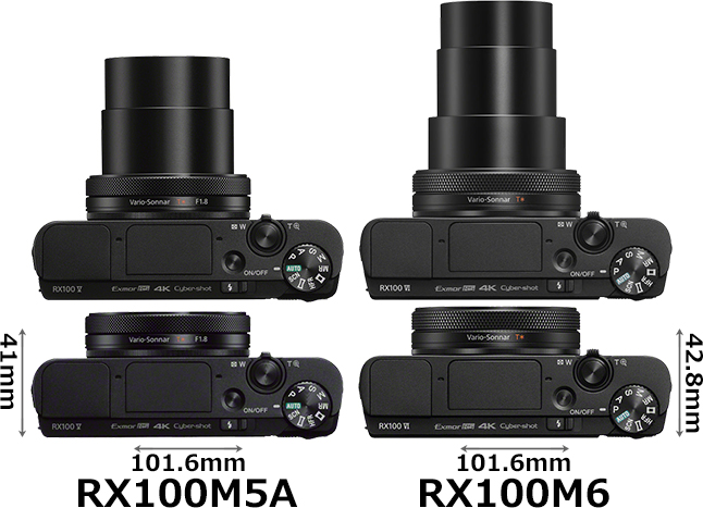 RX100M5A」と「RX100M6」の違い - フォトスク