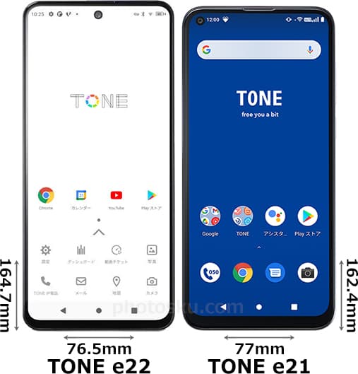 TONE e22」と「TONE e21」の違い - フォトスク