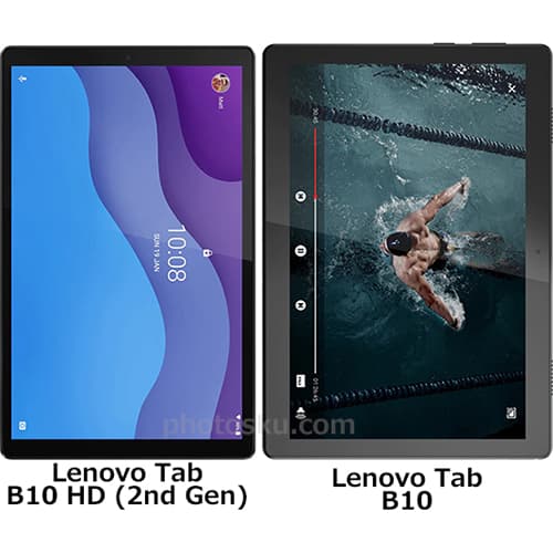 Lenovo「Tab B10 HD (2nd Gen)」と「Tab B10」の違い - フォトスク