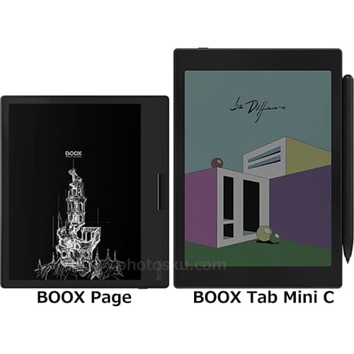 BOOX Page」と「BOOX Tab Mini C」の違い - フォトスク