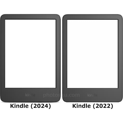 Kindle (2024)」と「Kindle (2022)」の違い - フォトスク