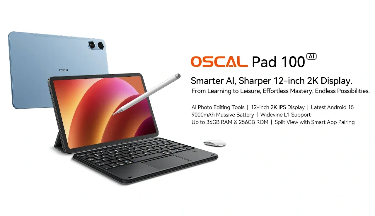 12インチ2kタブレット「Blackview OSCAL Pad 100」発表 | phablet.jp