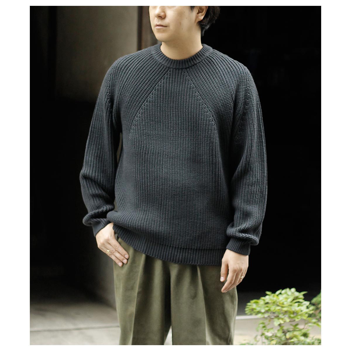 40% ポイント還元!! バトナー BATONER シグネチャークルーネック