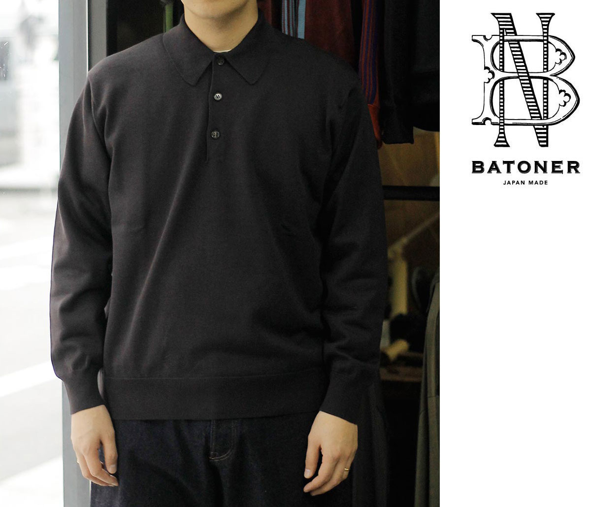 インテリム INTERIM ヴィンテージ フェード ハーフジップ カラー