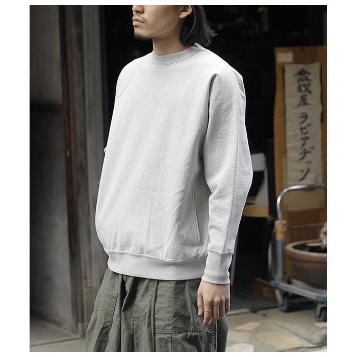 バトナー BATONER ジャンベルカ 裏毛 クルーネック JUMBERCA URAKE